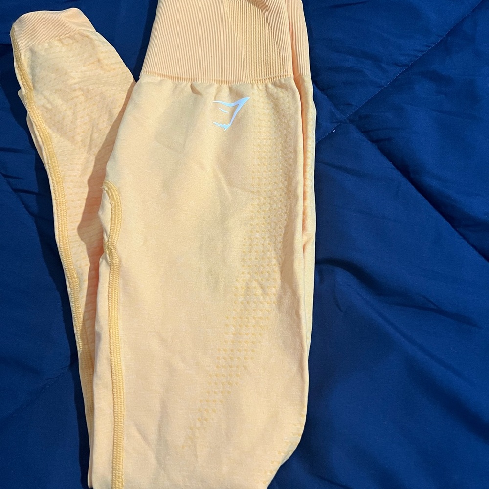 Gymshark Kids Light Orange Leggings